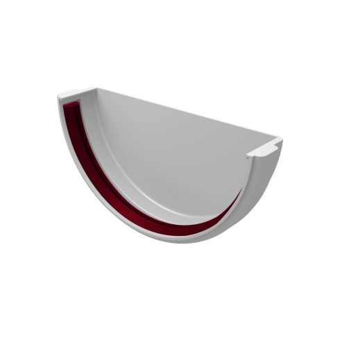 Заглушка желоба ПВХ Grand Line Белый (RAL 9003)